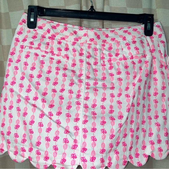 Lilly Pulitzer Colette Skort Pink Topaz Pineapple - Picture 7 of 12